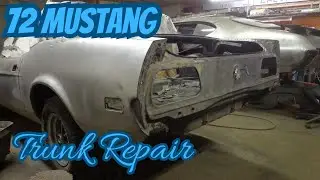 Repairing The Rusty Trunk Floor and Rear Panel