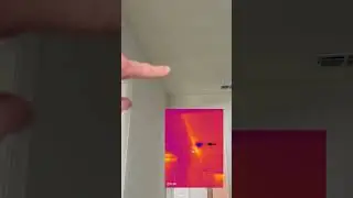 Interesting THERMAL find 😮😮💧🏡 #thermalimaging #thermal #newconstruction #hvac #water