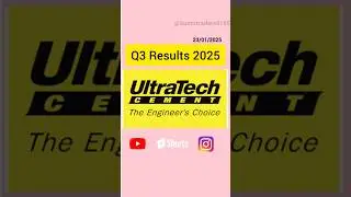 Ultratech cement share Q3 Results 2025 💥 Ultratech Cement share latest news 💥 Ultratech Cement