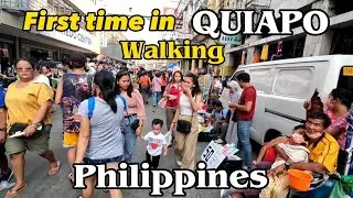 First time in QUIAPO walking tour Philippines 🇵🇭