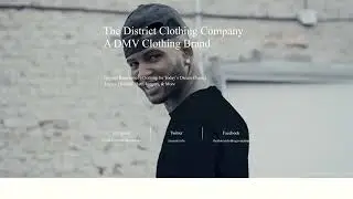 Purchase the latest Tshirts, Hoodies, Hats, and Joggers at the District Clothing Company
