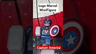 Captain America - Lego Marvel MiniFigure 😱🔥 #lego #shorts #legomarvel