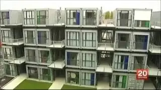 Logements &eacute;tudiants en conteneurs au Havre