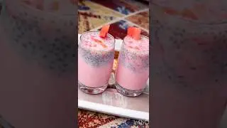Mohabbat Ki Sharbat❤️ Rooh Afza Milk Drink😍#MohabbatKiSharbat#SummerDrink#RoohAfza#SabjaSeeds