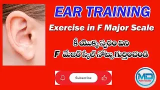 Ear training exercise in F major Scale Guess the Notes | The SECRET To Playing Any Song by Ear