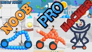 NOOB vs PRO vs HACKER-DRAW JOUST |top moments|