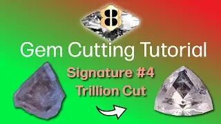 Gem Cutting Tutorial: Signature #4 Trillion Cut Morganite