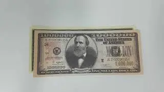 1 million dollar bill 2dollar bill comparison 백만달러 100만달러