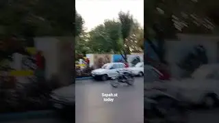Walking on Sepah.St Isfahan iran summer 2025 #shorts #travel #street