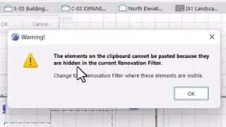 Fix Elements Hidden in the Current  Renovation Filter  Warning