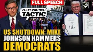 U.S. House Speaker Mike Johnson calls govt shutdown 