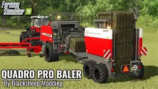 Quadro Pro Baler Pack (by Blacksheep Modding)  | Farming Simulator 25
