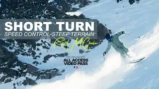How to Control Speed with Short turns on Steep Terrain