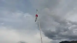 Hangfliegen am Hang in Österreich mit Alpina 4001, am Hang beim Gasthof Friedburg at