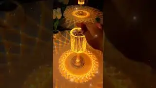 Product Link in Bio (#  708  )-  🔥Diamond Glow Acrylic Touch Table Night Lamp
