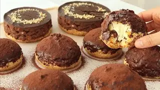 Satisfying Relaxing Video|Vanilla Chocolate Puffs Recipe|Asmr|Tiktok