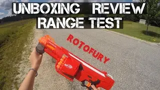 Nerf Rotofury Unboxing, Review, and Range Test. | Quaen Channel