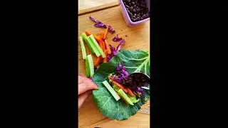 Raw Vegan Lunch - Green Wrap