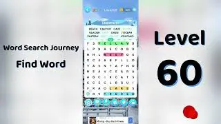 Word Search Journey Level 60 Answers | Find Word 🧩✨ | SolutionGuruji