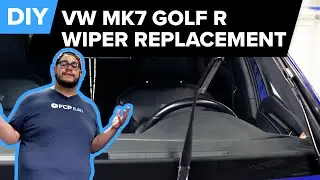 Volkswagen Mk7 Golf R Wiper Blade Replacement DIY (2015-2021 VW Mk7 Golf, GTI, Alltrack, SportWagen)