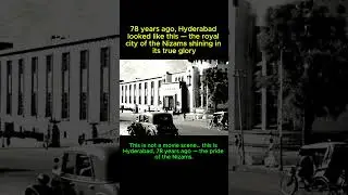 78 Years Ago | The Glory of Hyderabad Under The Nizams 👑 | Rare Historical Footage #shorts