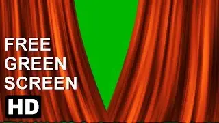FREE HD Green Screen STAGE CURTAIN OPENING REVEAL