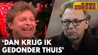 Youri Mulder durft niet te lachen om grapje H&eacute;l&egrave;ne: &lsquo;Dan krijg ik gedonder thuis&rsquo; | DE ORANJEZONDAG