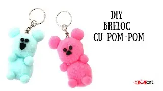 Breloc cu Pompom DIY &ndash; Tutorial de Meșteșug Ușor
