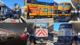 Railfanning At The Los Angeles Trainfest On 9-20 And 9-21-25.