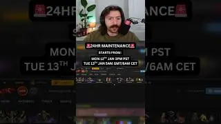 TBC Pre-Patch has a 24hour Maintenance!