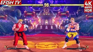 Ken vs Luke (Hardest AI) - Street Fighter V