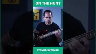 On The Hunt Lynyrd Skynyrd Bass Line #bassshorts #bassdemo #bassgroove