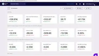 Creating a dashboard using RevenueStory