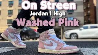 Jordan 1 Washed Pink / On Street-On Feet