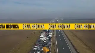 LANČANI SUDAR na autoputu! Crna hronika - 27.01.2022
