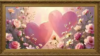 Valentine Heart Frame ❤️ | Romantic TV Screensaver Frame | 4K