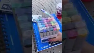 Buying copic markers is a must 😍.               #art #cutecoloring #copic#markers #fall #haul