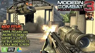 GAME FPS LEGEND‼️SHARE MOD APK MODERN COMBAT 3 MOD APK SUPORT ANDROID 11-15