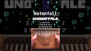 Undertale - Waterfall | Kalimba Tutorial easy tabs MAGADI M17 kalimba