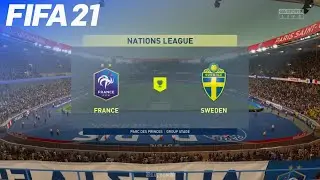 FIFA 21 - France vs. Sweden | Nations League