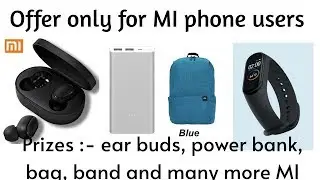 Get Free MI products | only for MI phone users. 100% real with proof