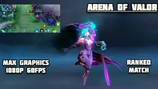 Arena Of Valor Gameplay (2022) Max Graphics Setting 1080p 60Fps Ranked Match Android/iOS