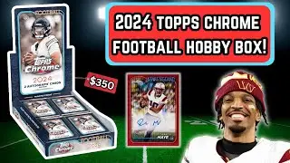 $300 for Unlicensed Cards? 2024 Topps Chrome Football Hobby Box Review!