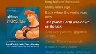 The Gospel Truth I/II/III (Lyrics) | Hercules