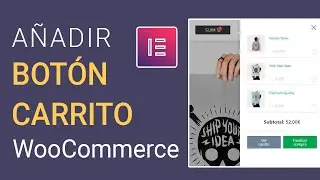 ✅ Añadir CARRITO 🛒 WooCommerce en la Cabecera con Elementor Pro