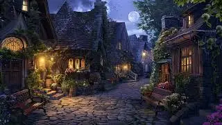 Cozy Medieval Town | Village Ambience