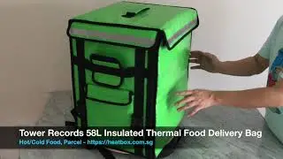58Litre Food Delivery Logistic Bag Singapore Insulated Thermal Backpack