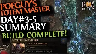 [PoE 2] MY WARRIOR TOTEM BUILD DAY#3-5 SUMMARY // BUILD IS DONE!
