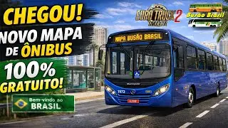 CHEGOU! Novo Mapa de &Ocirc;nibus GRATUITO para ETS2 | MAPA BUS&Atilde;O BRASIL