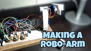 Making a Robo-Arm using Arduino || Project || Progress Video || #electronics